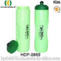 Botellas de agua plásticas vendedoras calientes del deporte de 750ml (HDP-0869)